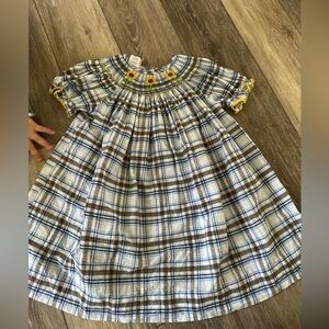 Sunflower Smocked Dress